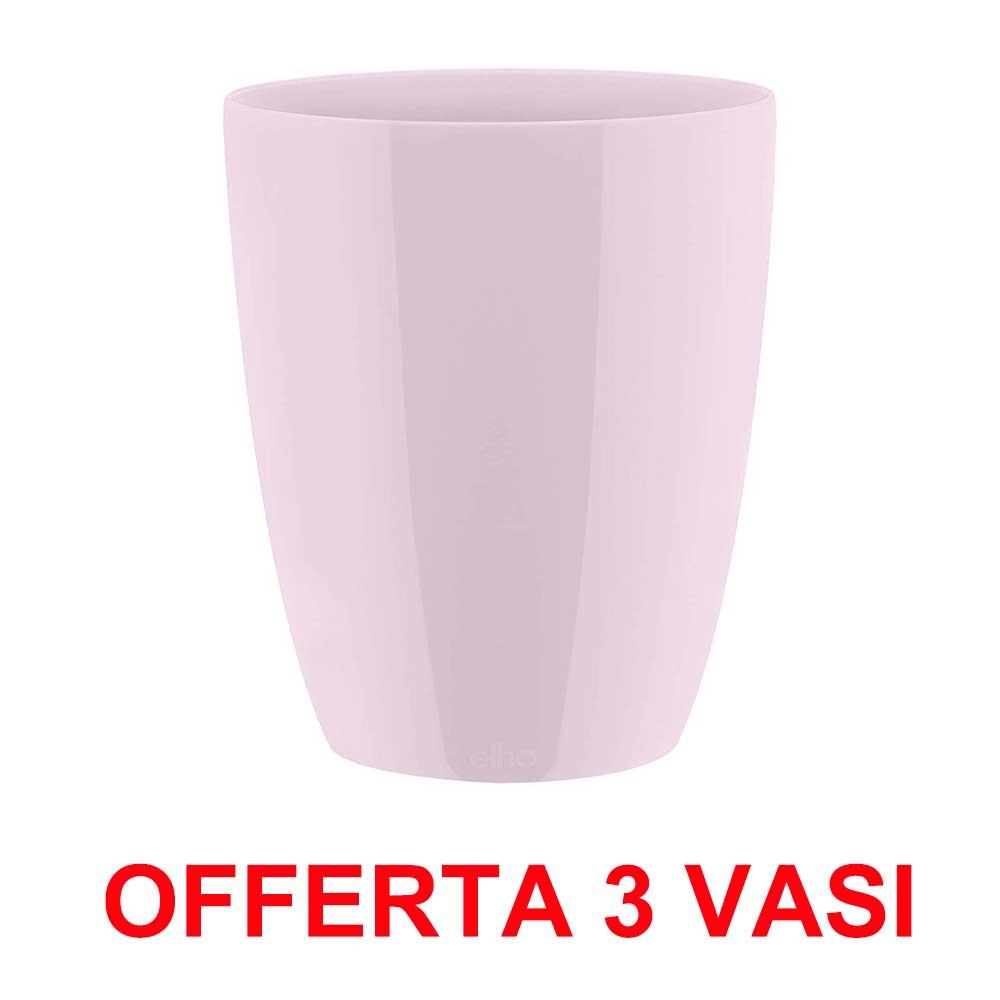 OFFERTA 3 VASO ORCHIDEE BRUSSELS DIAMOND ORCH HIGH 12,5CM SOFT PINK
