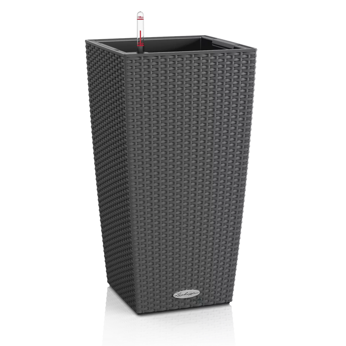 VASO CUBICO COTTAGE 40CM GRANITO