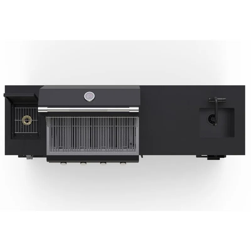 CUCINA DA ESTERNO BRABURA LITE 400 222,5x62,5x92 CM NERO