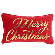 CUSCINO MERRY CHRISTMAS, 30X50CM, ROSSO