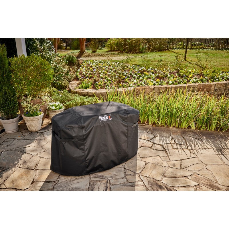 Weber Slate Grillplattenabdeckung 71 cm - Schwarz