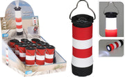 TORCIA ELETTRICA 4XH15CM ROSSA E BIANCA