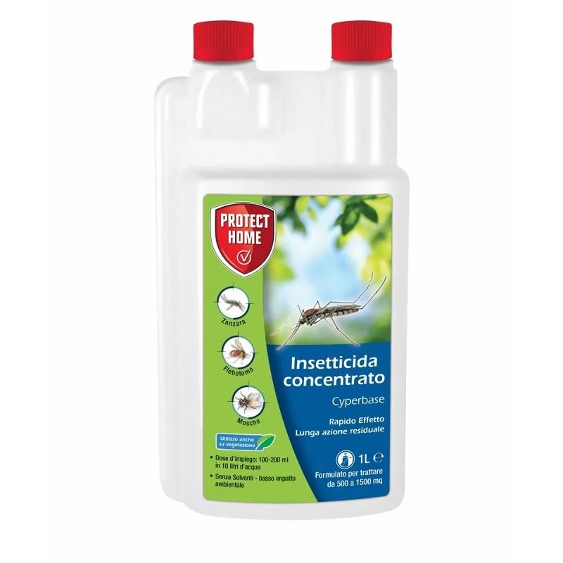 CYPERBASE ANTIZANZARA INSETTICIDA MULTI INSETTO CONCENTRATO 1 LITRO