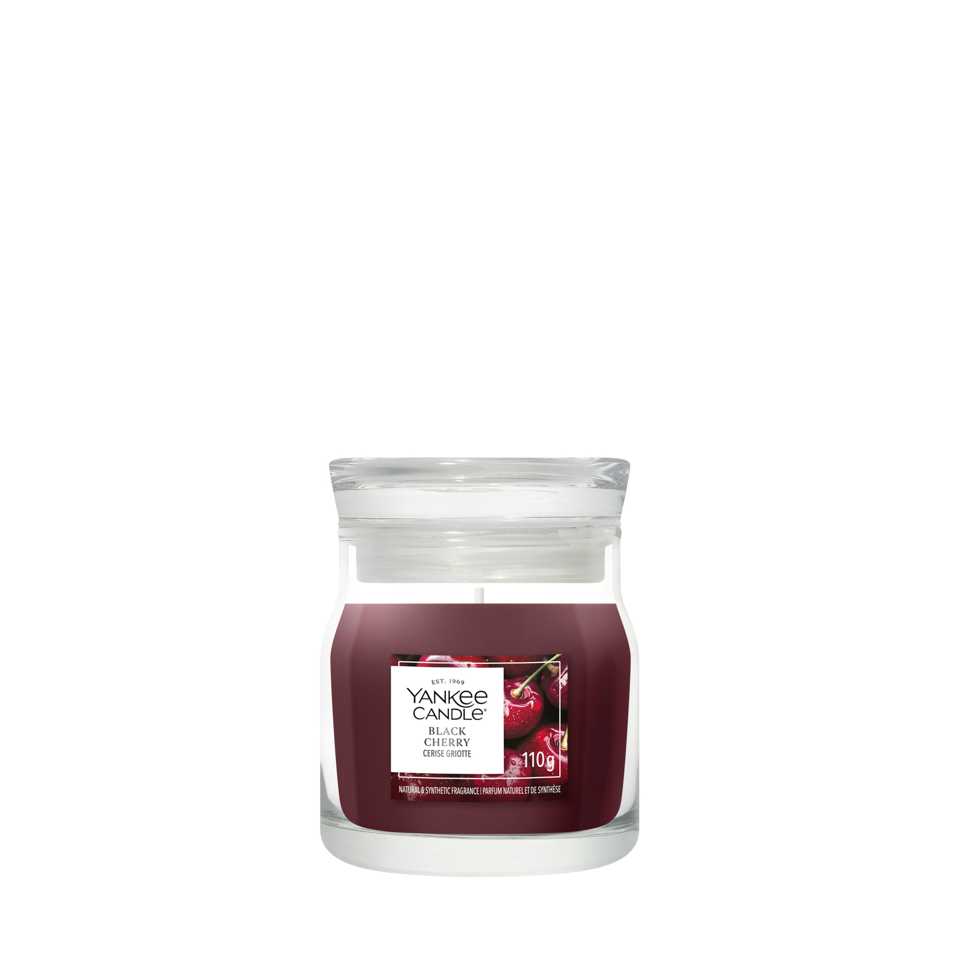 Candela Black Cherry 110g Rosso Yankee Candle