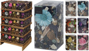 SCATOLA DI POTPOURRI 10X20CM COLORI ASSORTITI