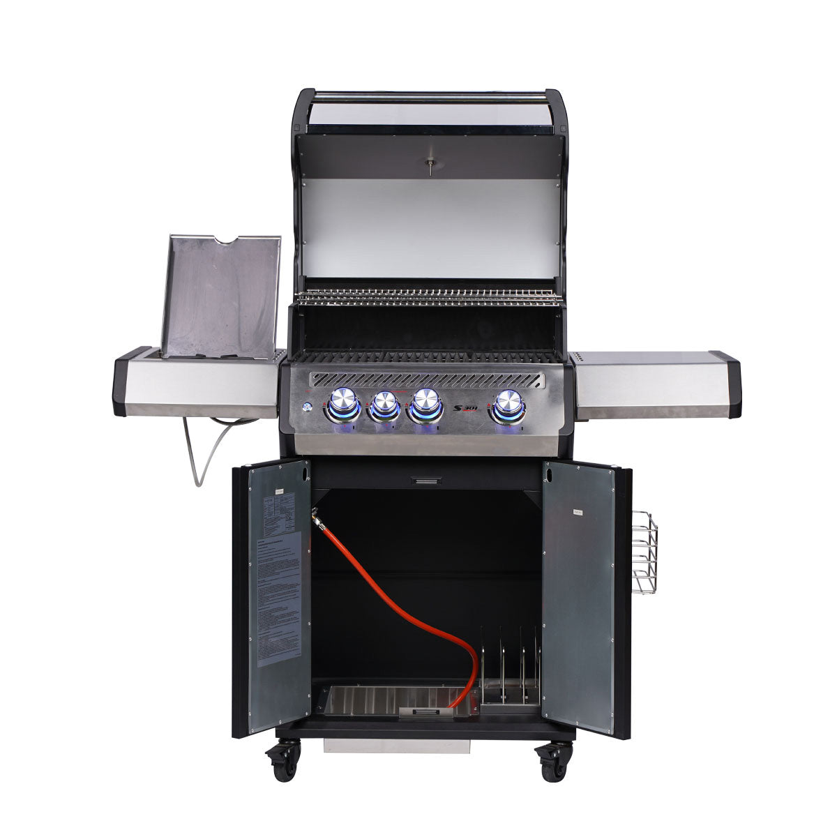 Barbecue a Gas S-301 Pro Nero Santos