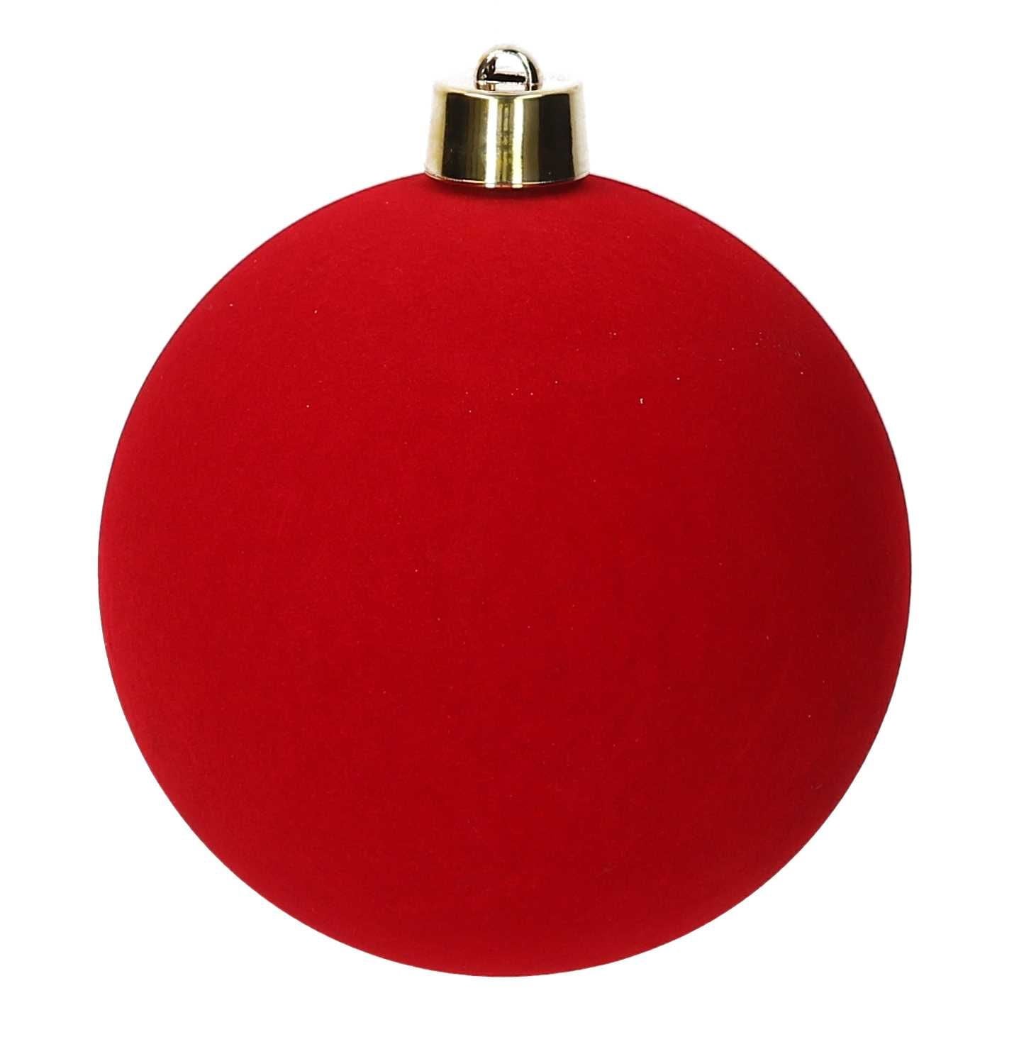 Pallina di Velluto D.25x25h cm Rosso