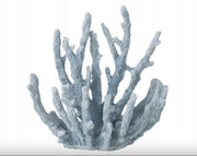 Scultura decorativa corallo 16x9x15 cm azzurro chiaro - immagine 1