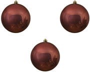 OFFERTA 3 PALLINE DI NATALE 14 CM ROSA VELLUTO
