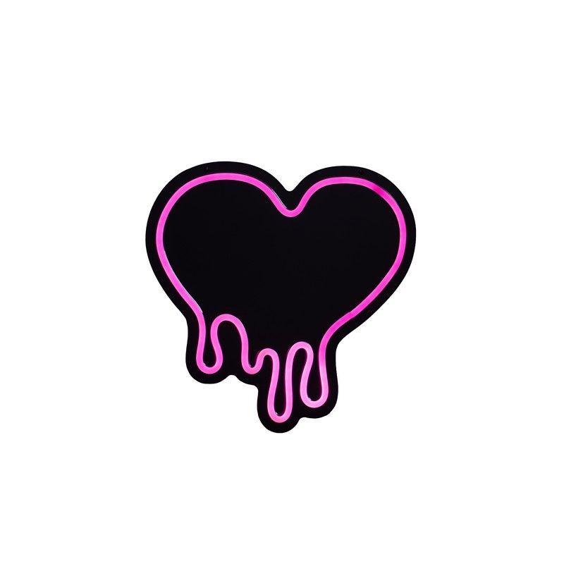 BLOGO Specchio Luminoso al Neon "Mirror Mood - Heart"