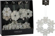 Corona Trasparente 12cm Argento