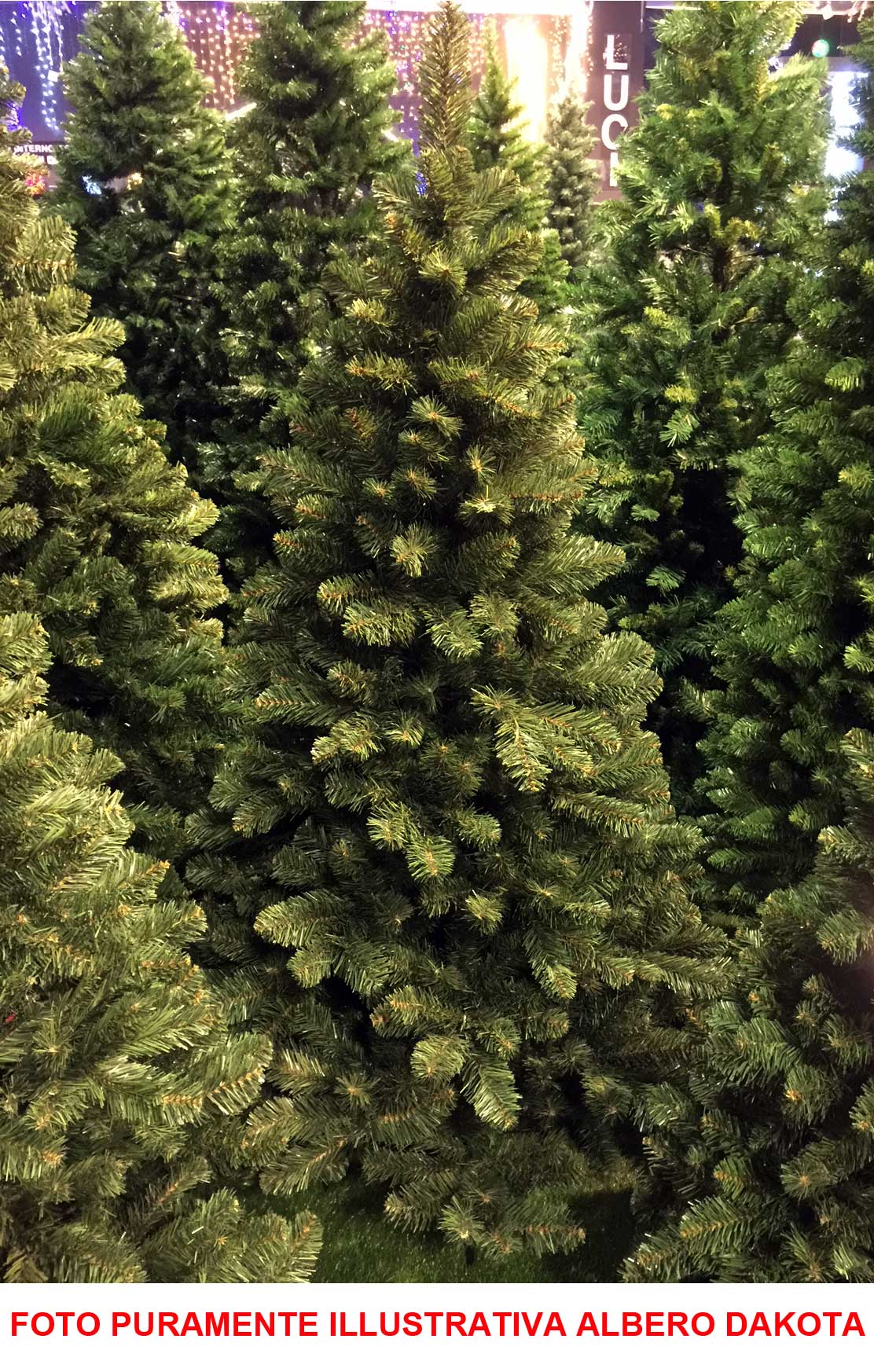 ALBERO DI NATALE 270CM DAKOTA VERDE