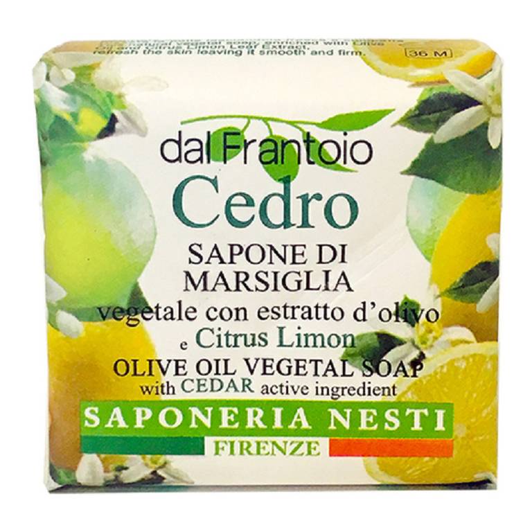 SAPONE VEGETALE DI MARSIGLIA DAL FRANTOIO CON OLIVO E CEDRO 100GR