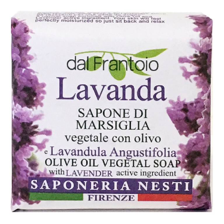 SAPONE DI MARSIGLIA VEGETALE DAL FRANTOIO LAVANDA 100GR