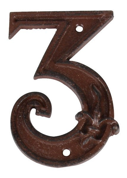 NUMERO 3 IN GHISA APPENDIBILE