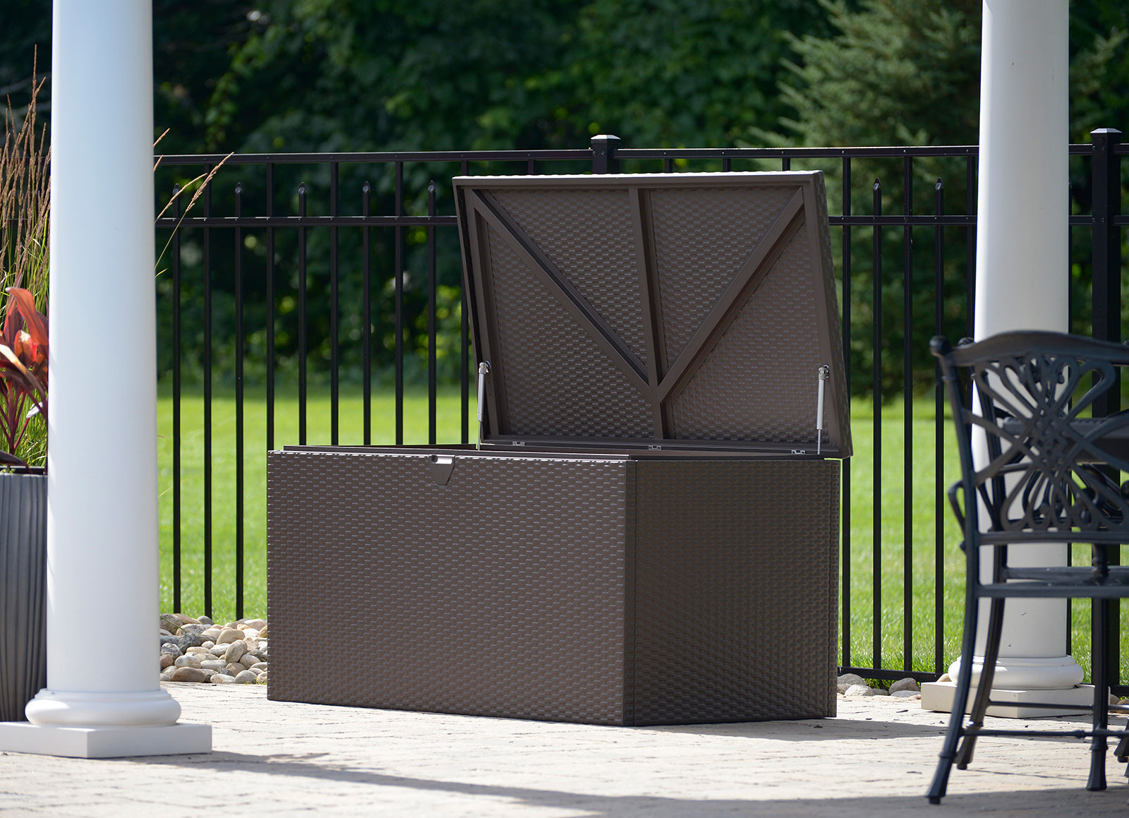 BAULE SPACEMAKER CONTENITORE IN ACCIAIO 133X70X65 CM
