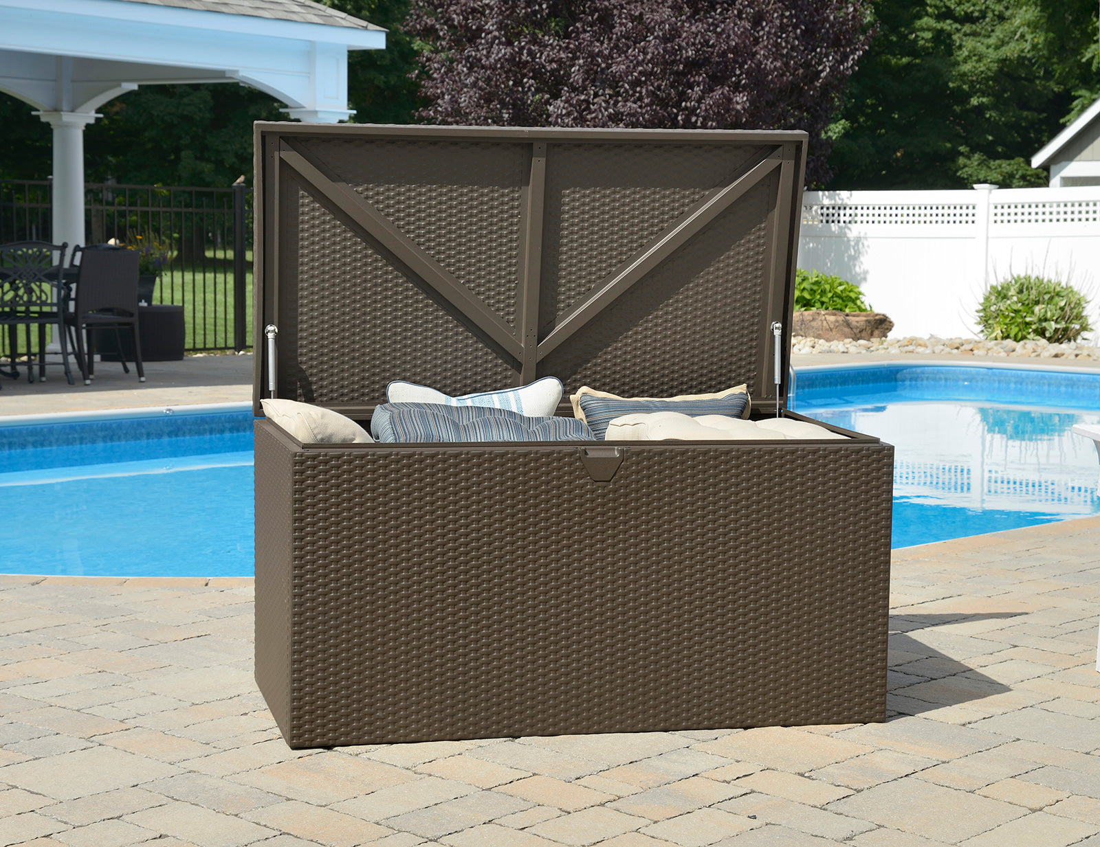 BAULE SPACEMAKER CONTENITORE IN ACCIAIO 133X70X65 CM