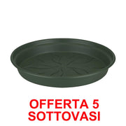 OFFERTA 5 SOTTOVASO GREEN BASICS SAUCER 10CM VERDE