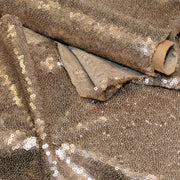 TESSUTO DECORATIVO CON PAILLETTES 25X300CM MARRONE