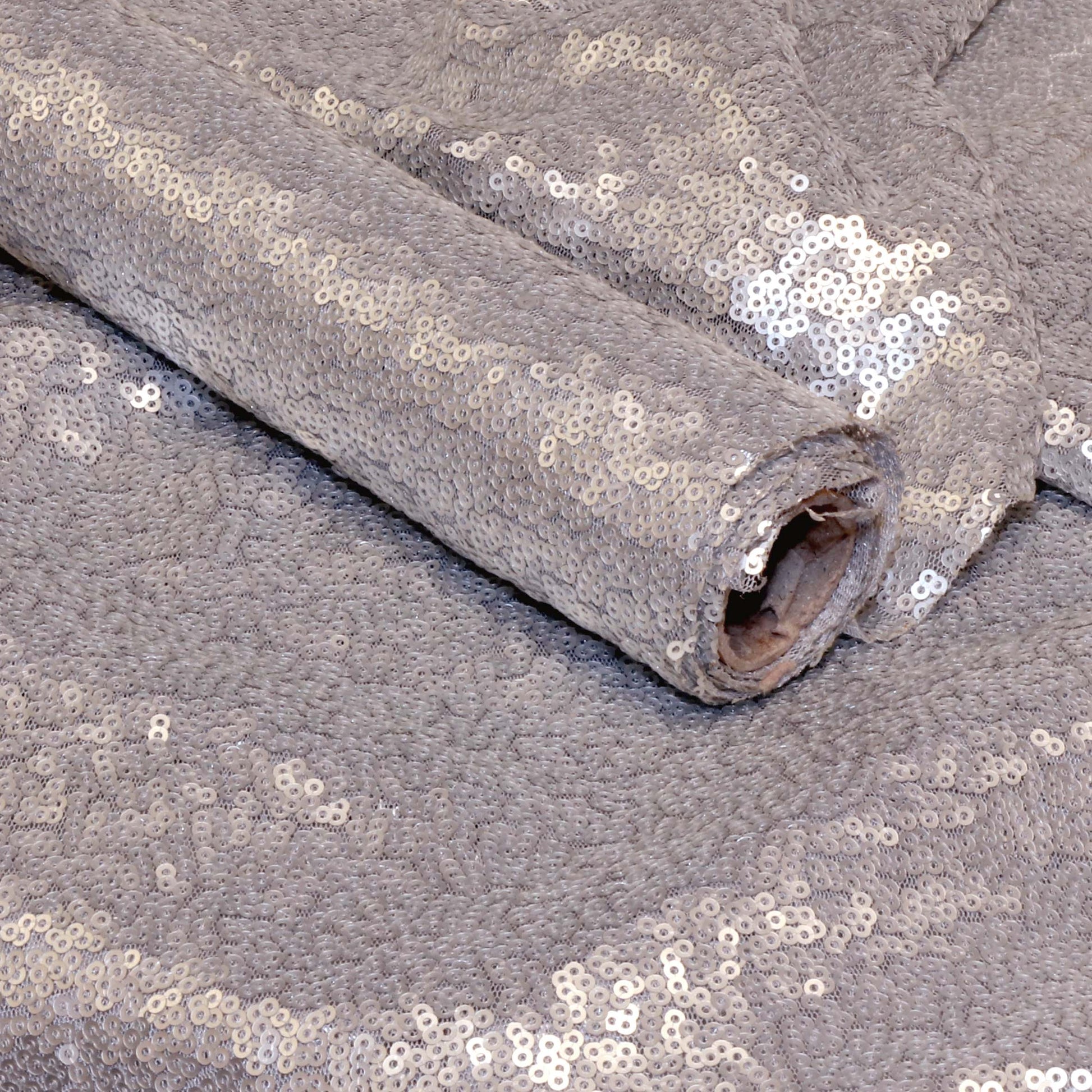 TESSUTO DECORATIVO CON PAILLETTES 25X300CM ARGENTO