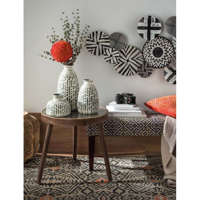 DECORAZIONE DA PARETE ETNICO 132CM L'OCA NERA