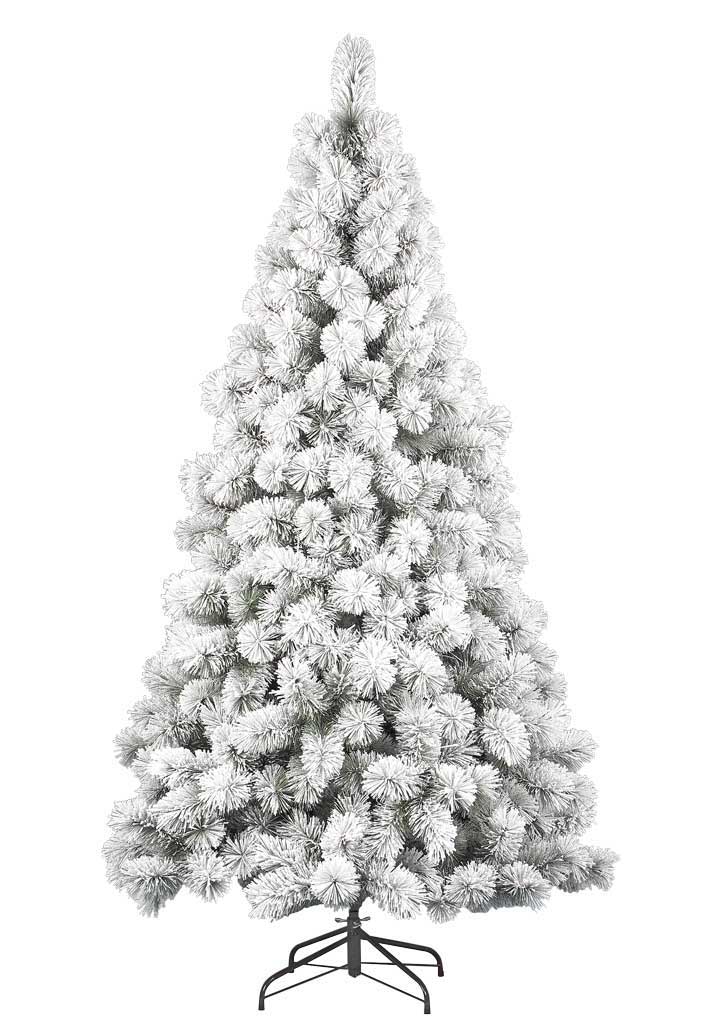 ALBERO DI NATALE DES ALPES 270CM INNEVATO FLOCCATO