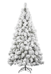 ALBERO DI NATALE DES ALPES 240CM INNEVATO FLOCCATO