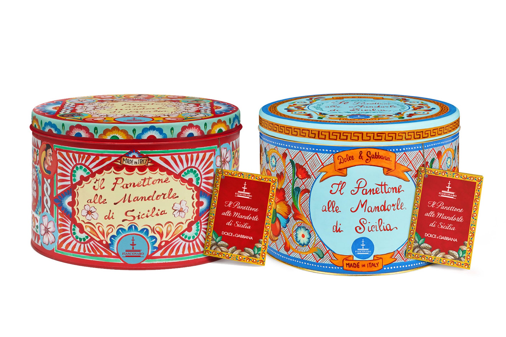 PANETTONE ARTIGIANALE DOLCE&GABBANA MANDORLE DI SICILIA 1KG