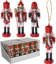 SCHIACCIANOCI DA APPENDERE SET 3PZ 12CM ROSSO/VERDE