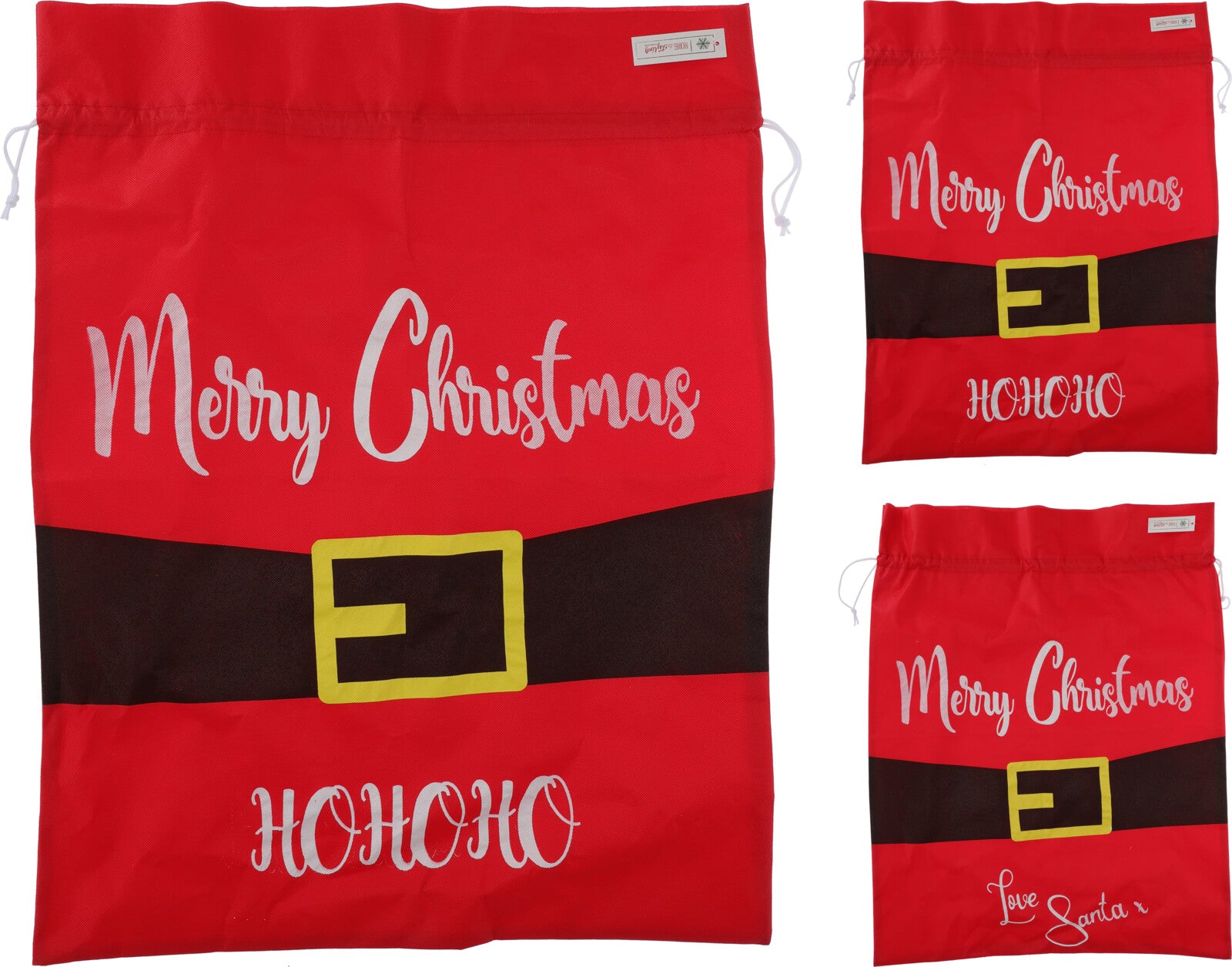 BORSA REGALO NATALIZIA ROSSA 80CM MODELLO ASSORTITO