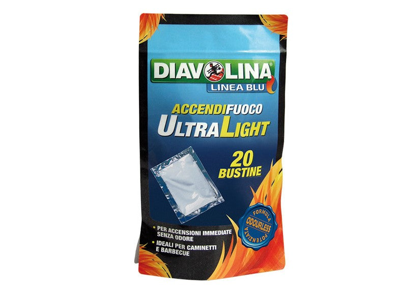 ACCENDIFUOCO ULTRALIGHT 20 BUSTINE ODOURLESS DIAVOLINA