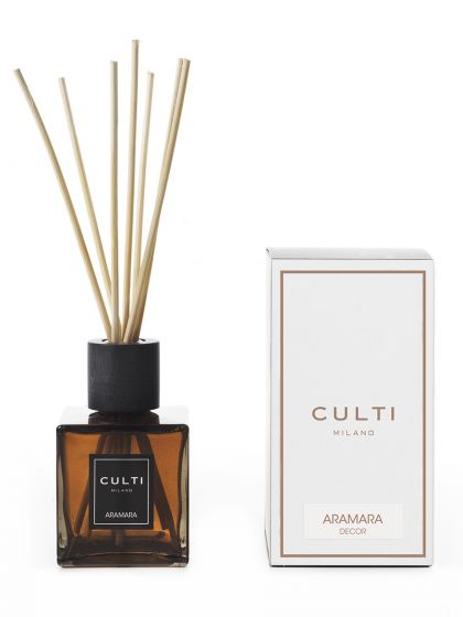 CULTI MILANO - Diffusore di fragranza a bastoncini Aramara a midollino, arancia amara e bergamotto 250ML