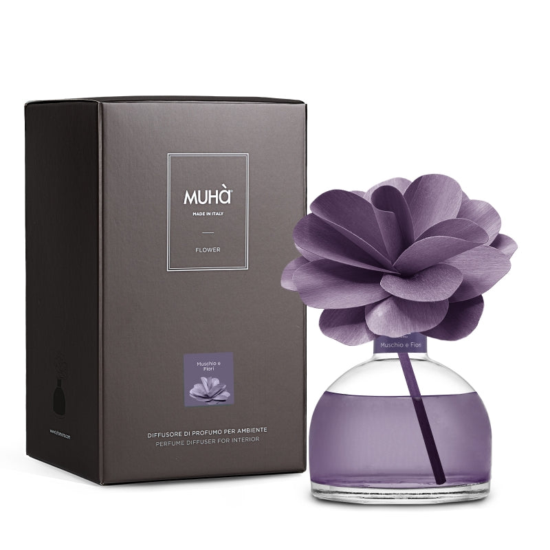 PROFUMATORE D'AMBIENTE FLOWER DIFFUSER MUSCHIO E FIORI 200 ML