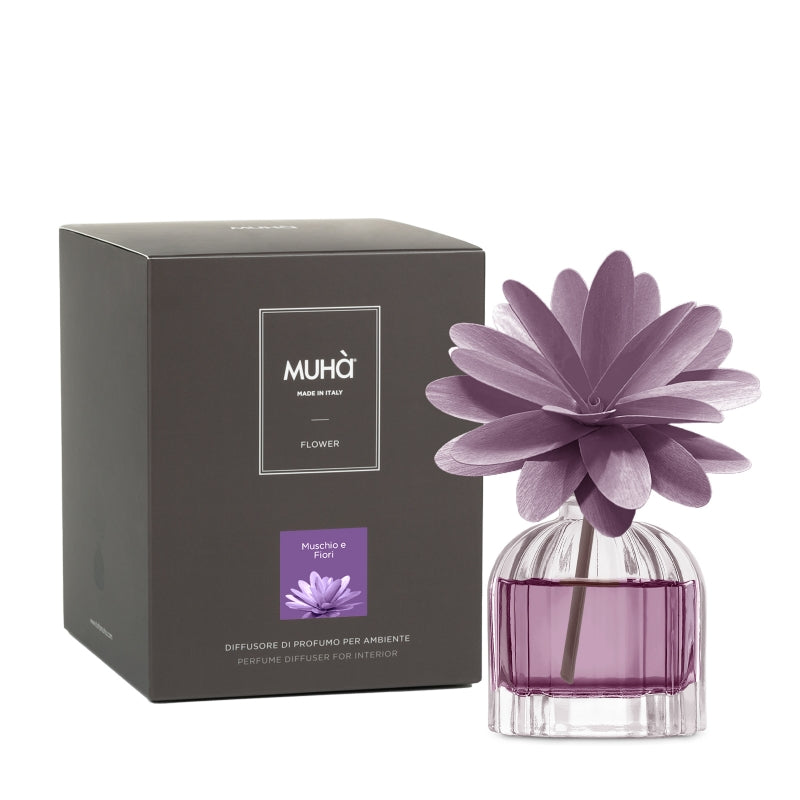 PROFUMATORE D'AMBIENTE FLOWER DIFFUSER MUSCHIO E FIORI 60 ML