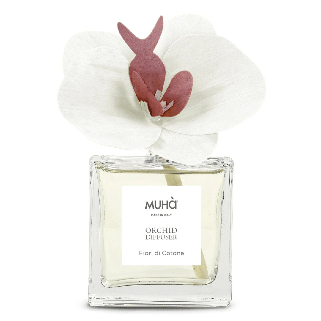 DIFFUSORE ORCHIDEA 100ML BIANCA FIORI DI COTONE