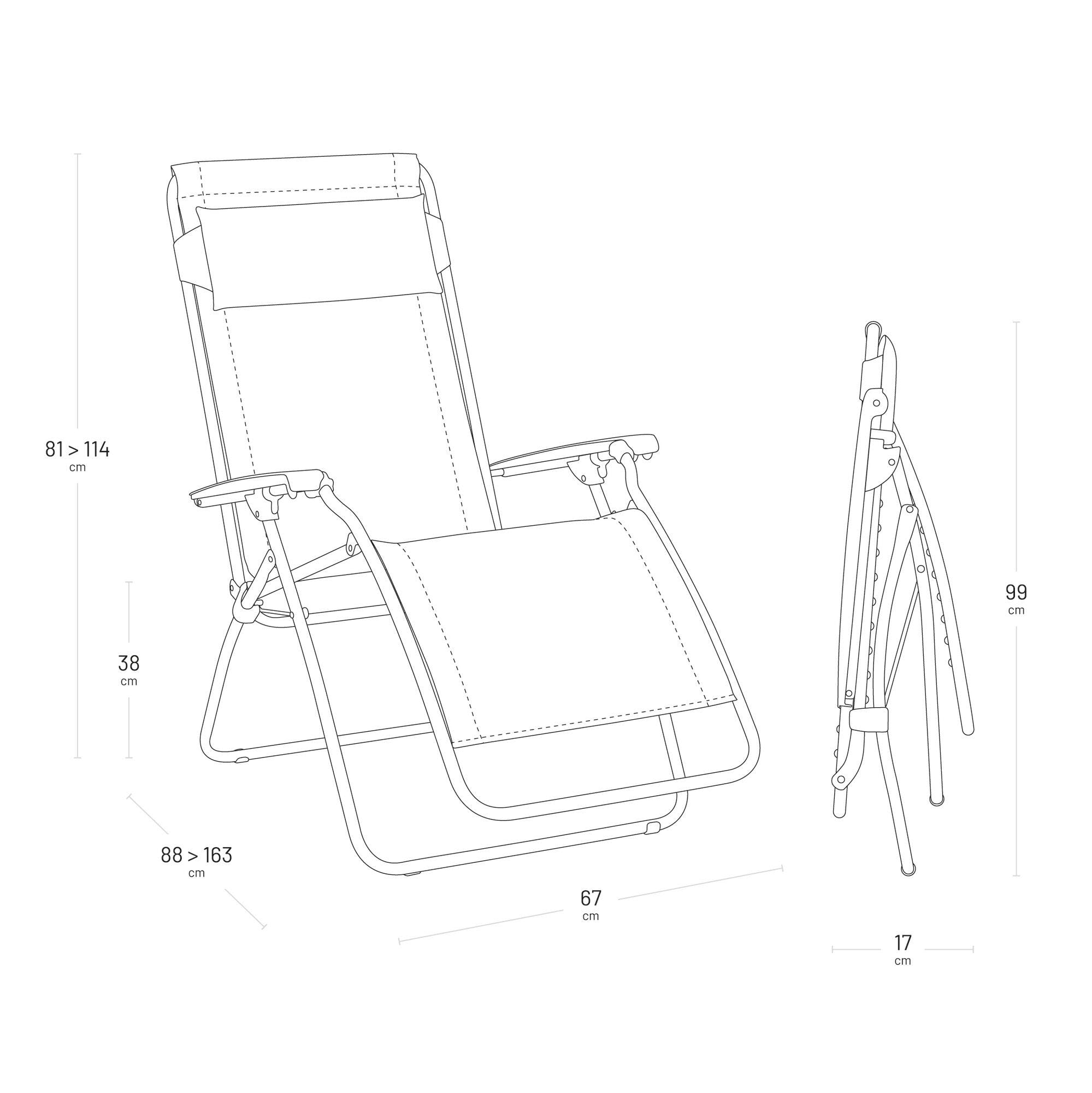 Lafuma Poltrona Relax gravità zero RClip - Blu Ocean