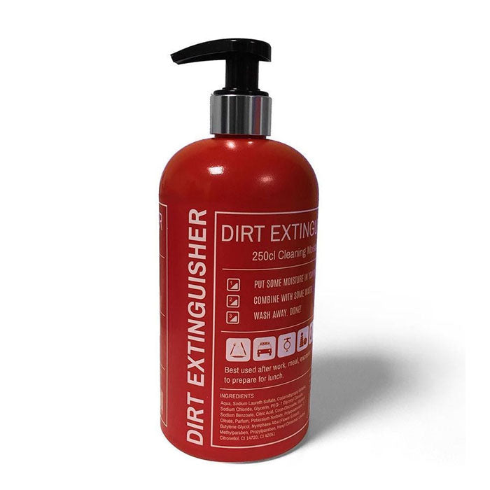 DISPENSER SAPONE A FORMA DI ESTINTORE