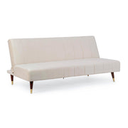 DIVANO-LETTO ALMA 3 POSTI BEIGE EFFETTO VELLUTO 180X88X82H CM