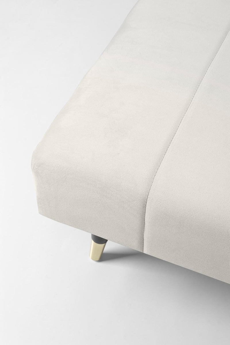 DIVANO-LETTO ALMA 3 POSTI BEIGE EFFETTO VELLUTO 180X88X82H CM