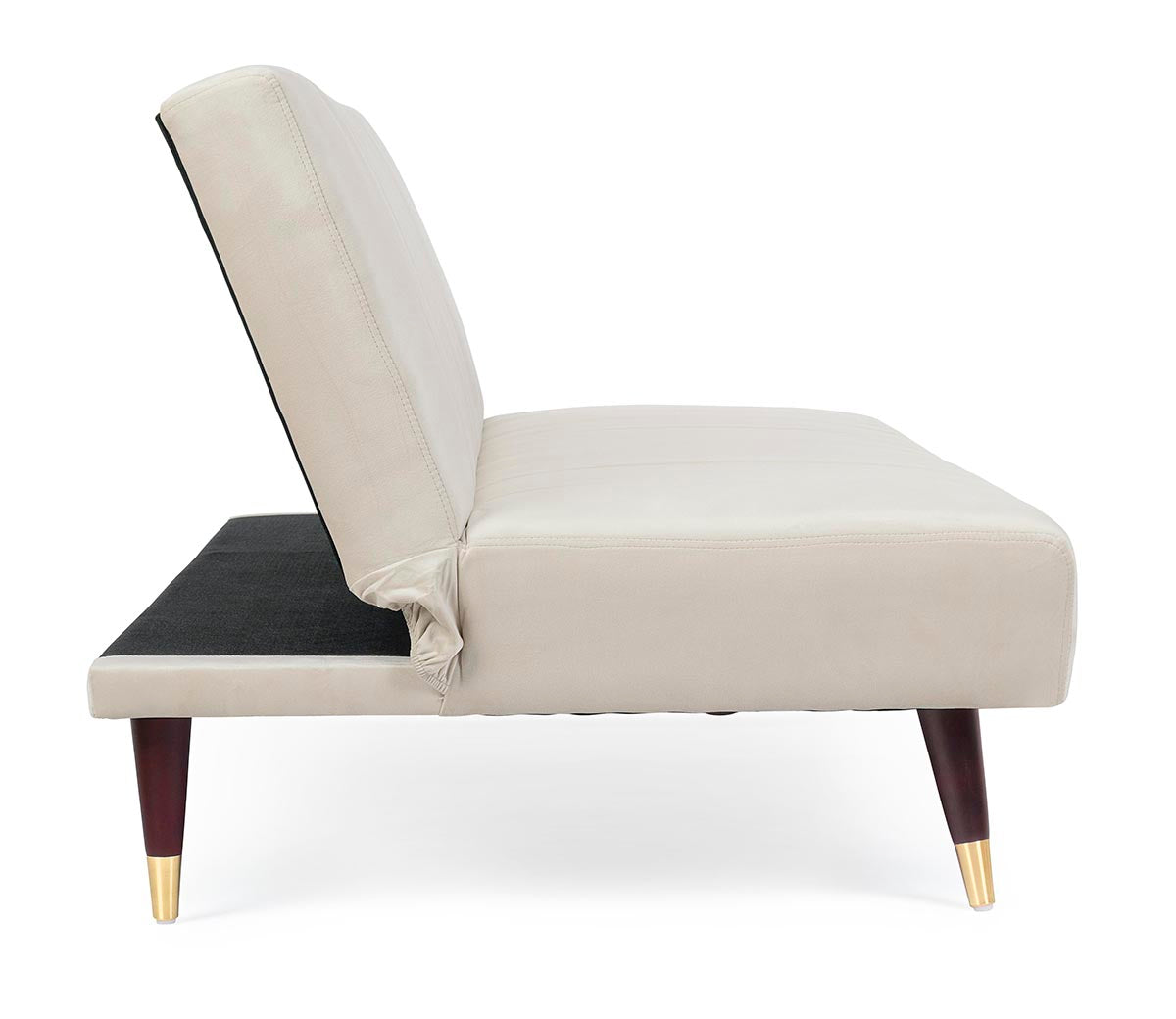 DIVANO-LETTO ALMA 3 POSTI BEIGE EFFETTO VELLUTO 180X88X82H CM