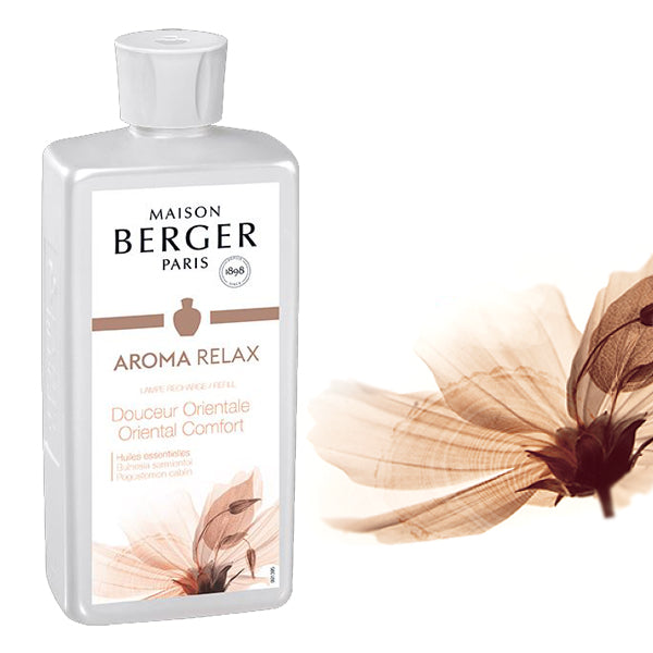 FRAGRANZA PER LAMPADA CATALITICA AROMA RELAX DOUCEUR ORIENTALE 500 ML LAMPE BERGER