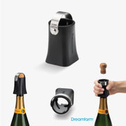 Apribottiglie Champagne Champop Nero