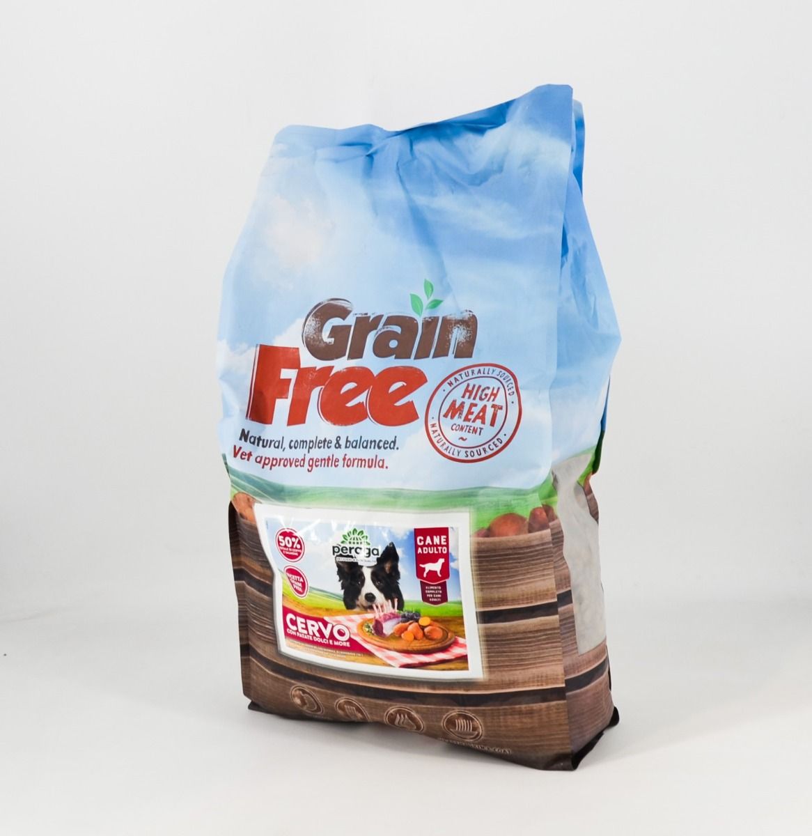 CROCCHETTE PERAGA GRAIN FREE PER CANE ADULTO 2KG CERVO