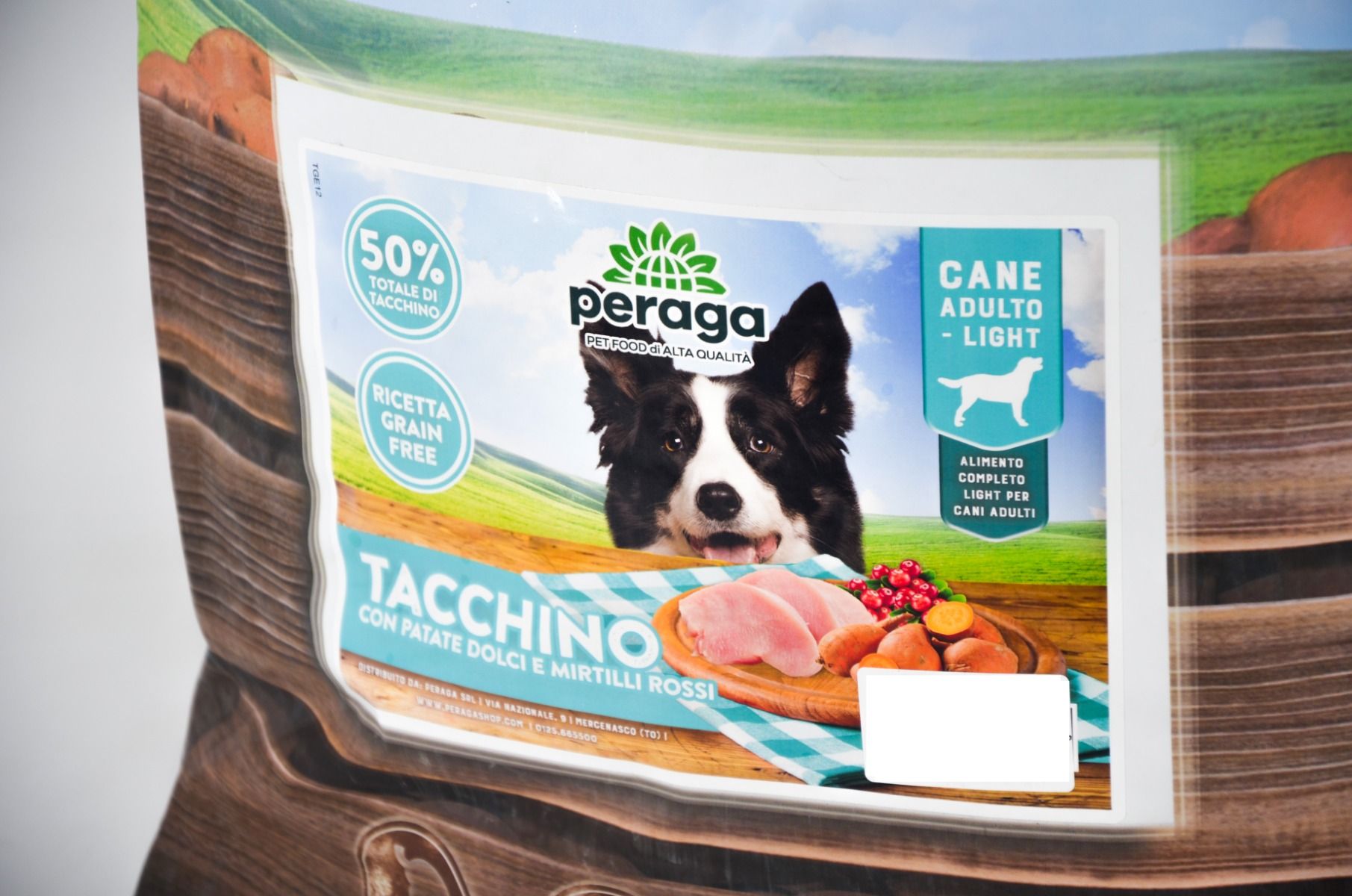 LIGHT - CROCCHETTE PERAGA GRAIN FREE PER CANE ADULTO 2KG TACCHINO
