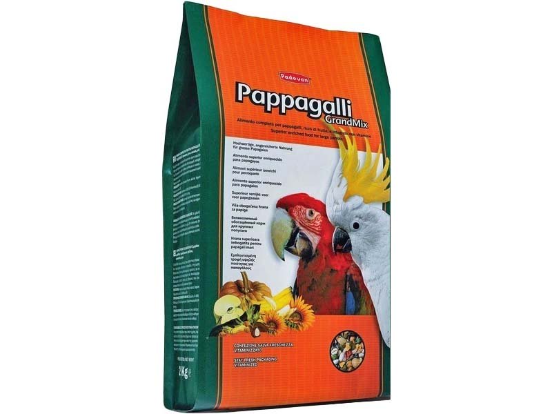 GRANDMIX PER PAPPAGALLI GRANDI CONFEZIONE DA 2KG