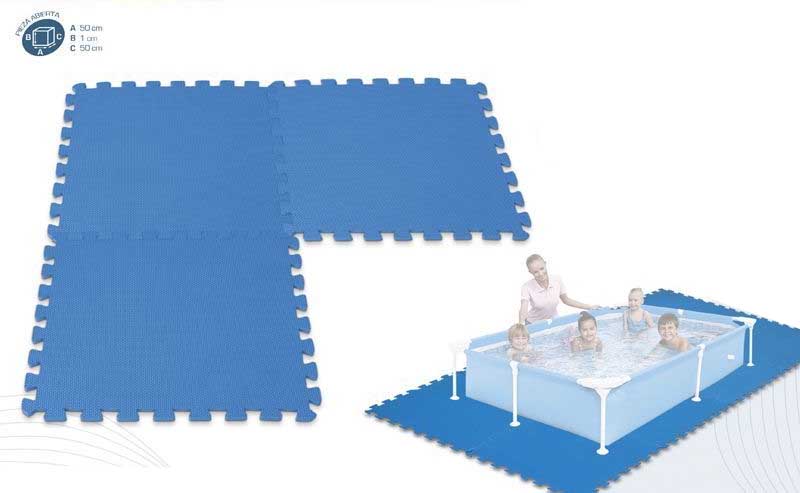 OFFERTA 24 PIASTRELLE ANTISCIVOLO AD INCASTRO PER FONDO PISCINA