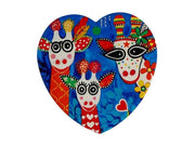 SOTTOBICCHIERE LOVE HEARTS 10CM MR GEE FAMILY