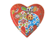 PIATTO A CUORE 15.5CM LOVE HEARTS HAPPY MOO DAY