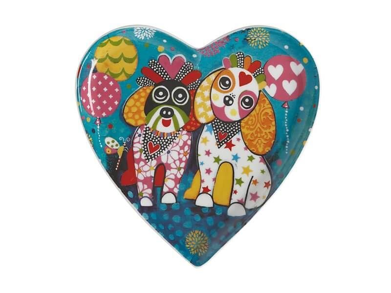 PIATTO A CUORE 15.5CM LOVE HEARTS OODLES OF LOVE