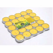 25 TEALIGHT ALLA CITRONELLA ANTI INSETTI